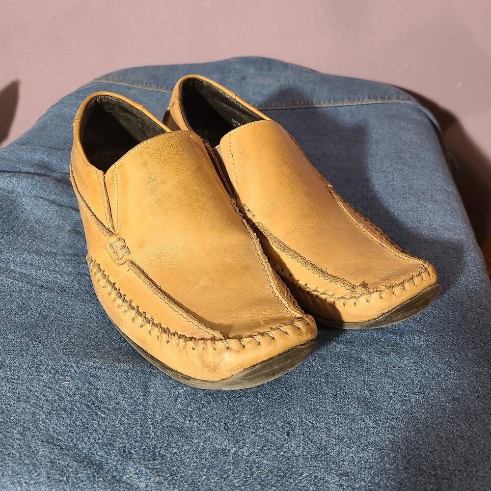 Alfani Sargenti Tan Mens Dress Shoes Loafers Mens 9.5 M Tan